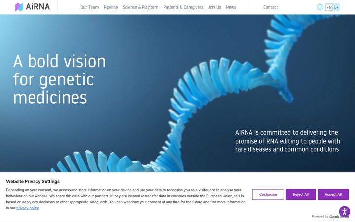 Screenshot of airna.com