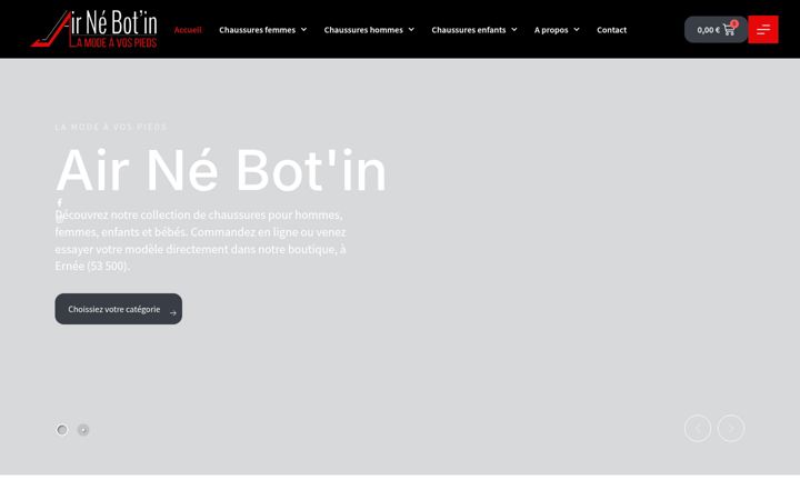 Screenshot of airnebotin.fr
