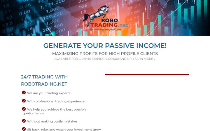 Screenshot of airobotrading.co.uk