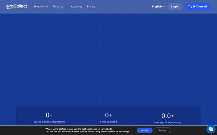 Screenshot of airocollect.com