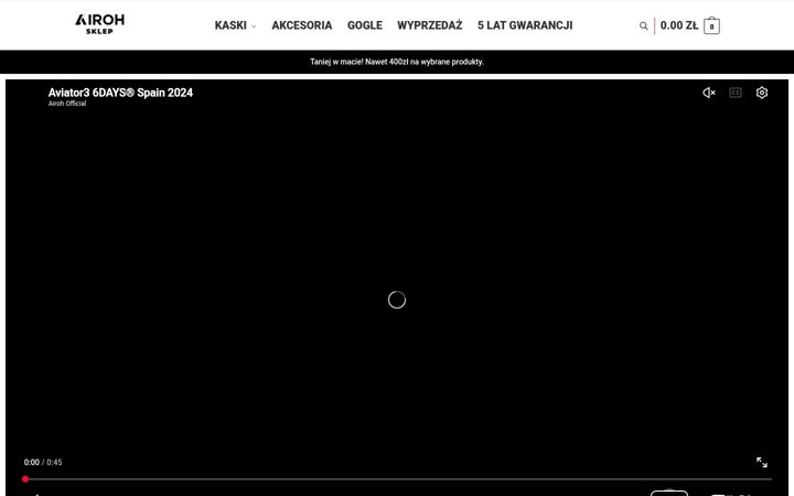 Screenshot of airoh.sklep.pl