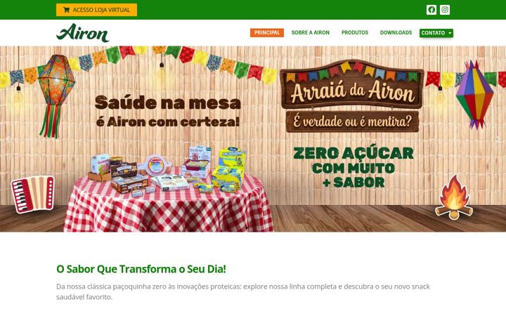 Capture d'écran de airon.com.br