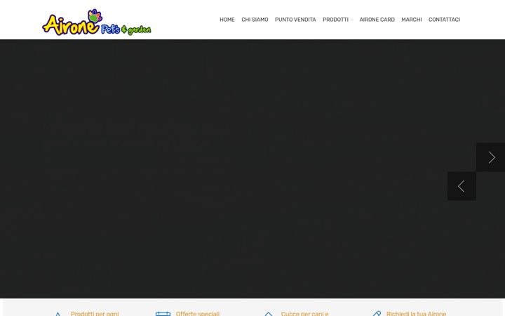 Screenshot of aironepetgarden.com