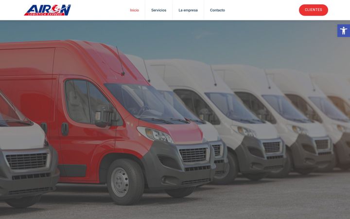 Screenshot of aironlogistica.com