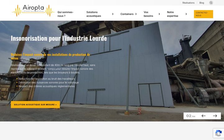 Capture d'écran de airopta-groupe.com