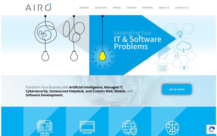 Screenshot of airosoftware.com