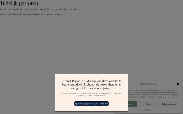 Screenshot of airovino.be