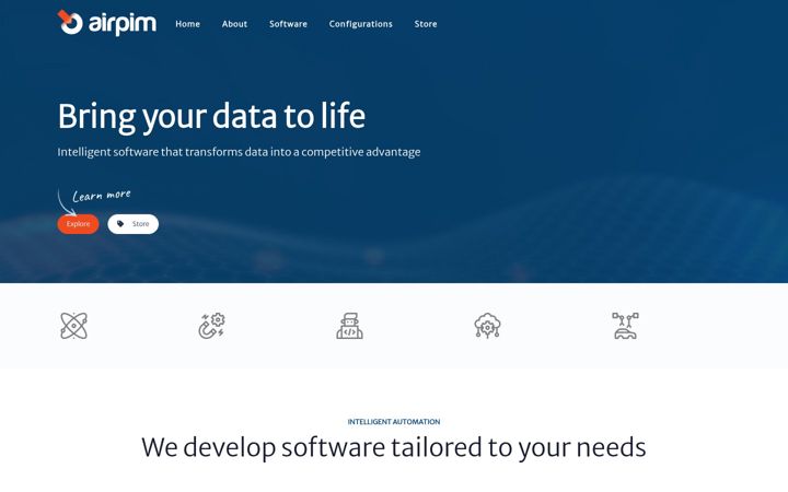 Captura de pantalla de airpim.com
