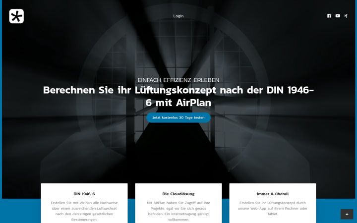Screenshot of airplan.online