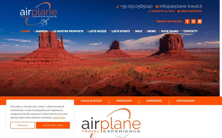 Screenshot of airplane-travel.it