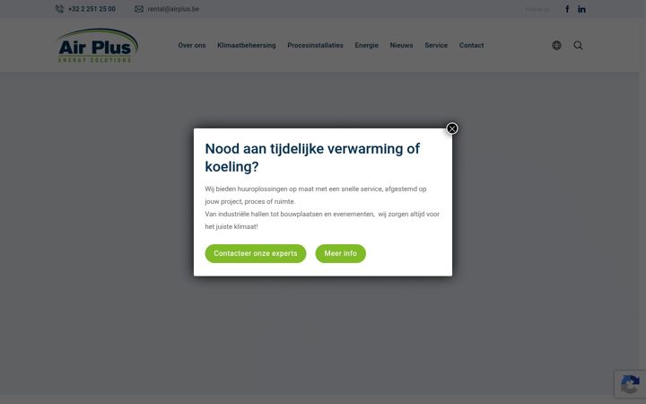 Screenshot of airplus.be