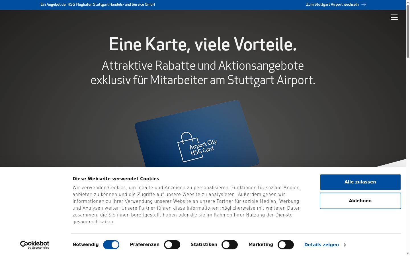 Sutikimo reklamjuostės, rodytos prieš bet kokią sąveiką, ekrano kopija