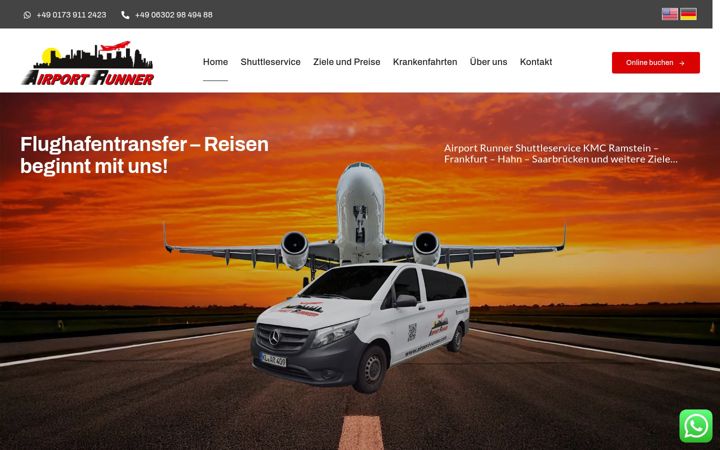 Captura de ecrã de airport-runner.com