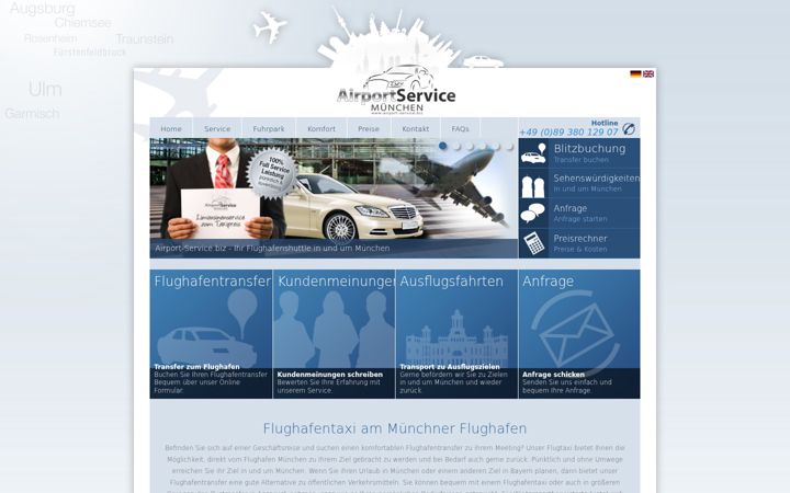 Screenshot of airport-service.biz