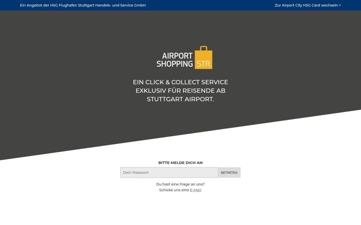 Screenshot of airport-shopping-str.de