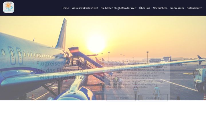 Screenshot of airport-weeze-shuttle.de