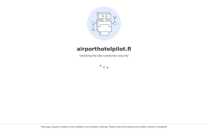 Screenshot of airporthotelpilot.fi