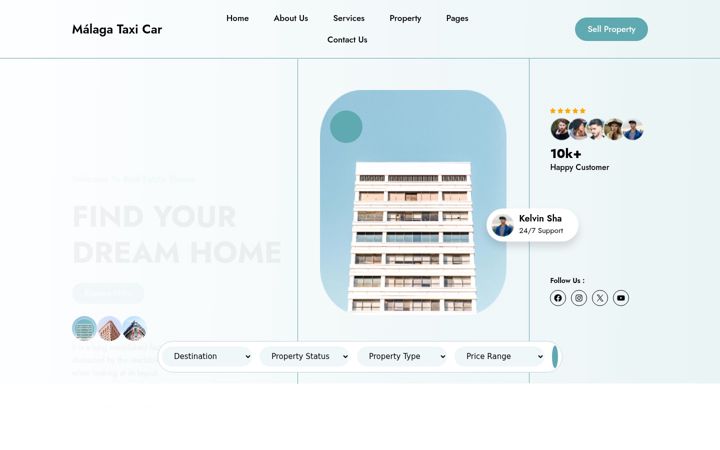 Screenshot of airportmalagataxi.es
