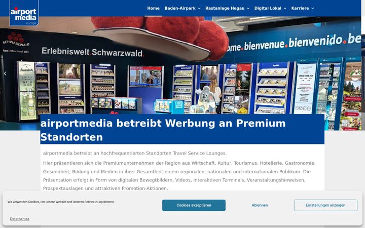 Screenshot of airportmedia-europa.com