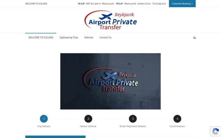 Screenshot of airportprivatetransfer.is