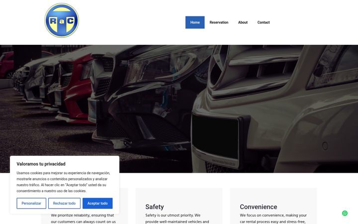 Screenshot of airporttonysrentacar.com