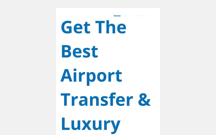 Screenshot of airporttransferco.uk