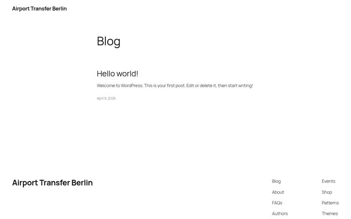 Screenshot of airporttransferinberlin.com