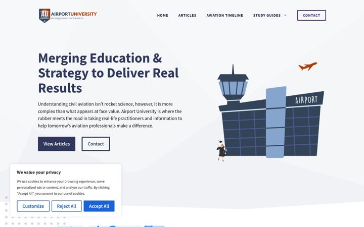 Screenshot of airportu.org