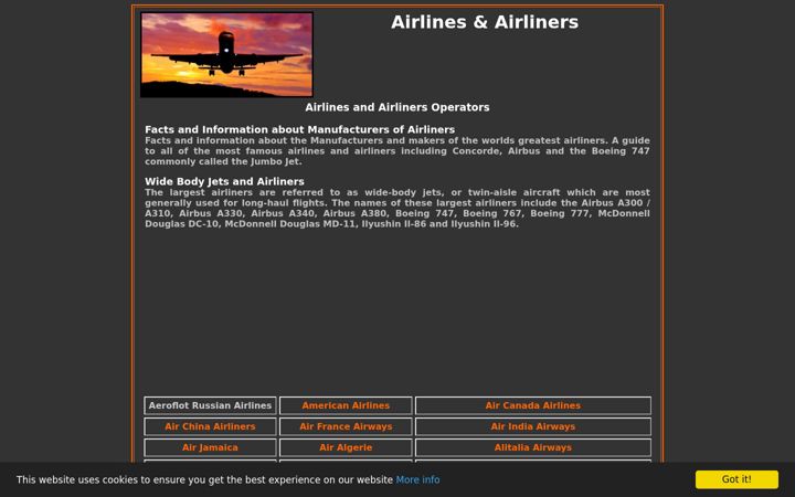 Screenshot of airpowercarriers.org