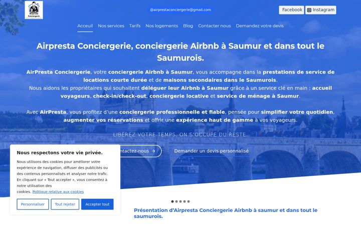 Screenshot di airprestaconciergerie.com