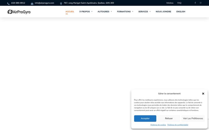 Screenshot di airprogyro.com