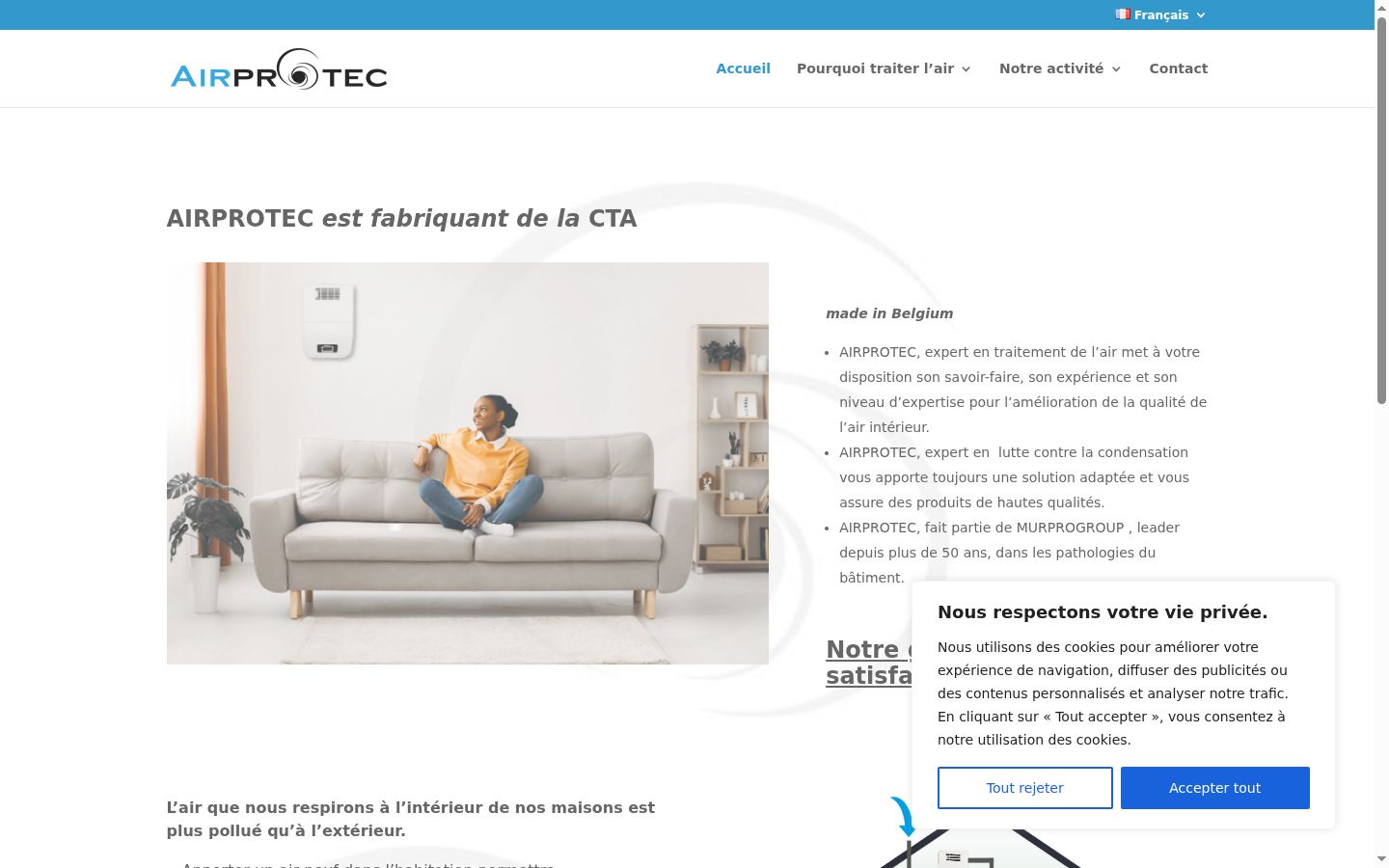 Sutikimo reklamjuostės, rodytos prieš bet kokią sąveiką, ekrano kopija