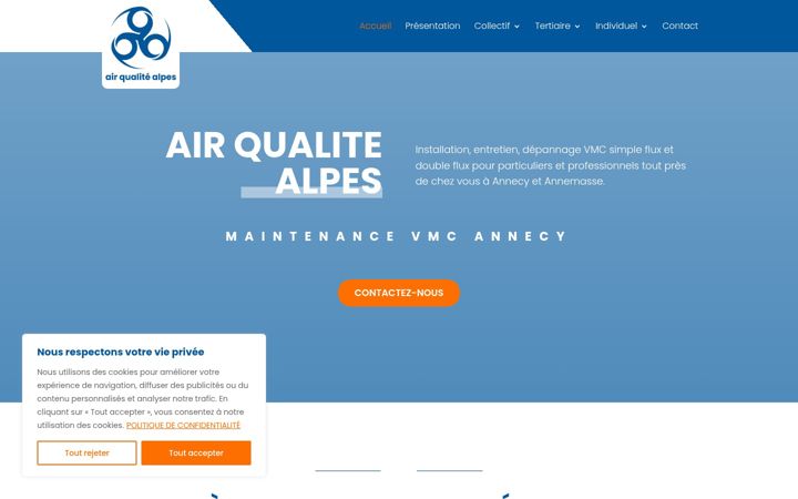 Screenshot ta' airqualite-alpes.fr