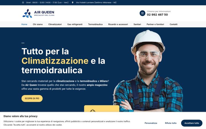 Screenshot of airqueen.it