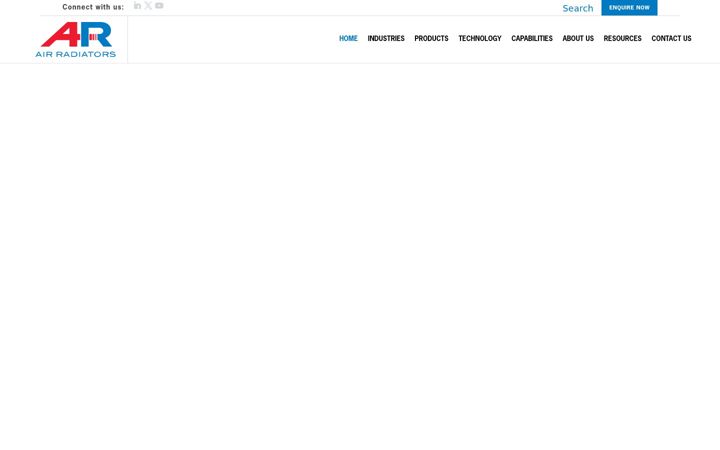 Screenshot of airradiators.com