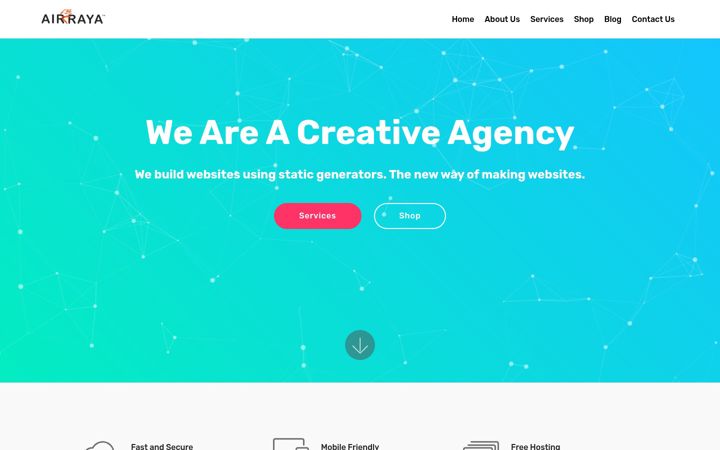 Screenshot of airraya.com