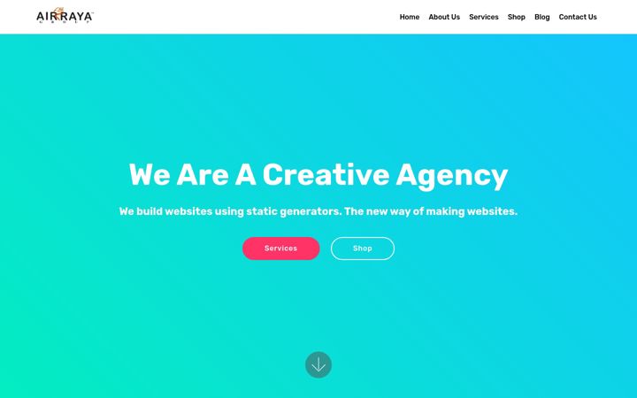 Screenshot of airrayagroup.com