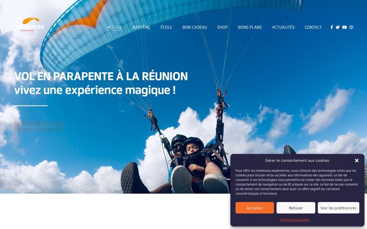 Screenshot of airreunion.re