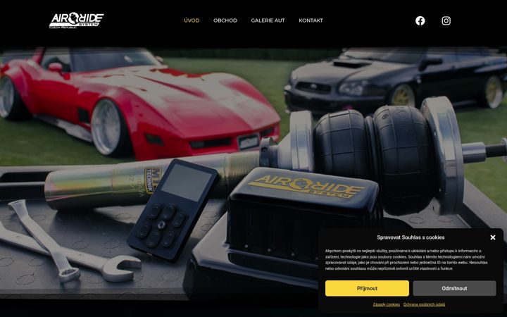 Screenshot of airride-system.cz