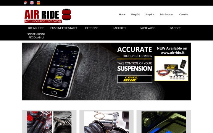 Screenshot of airride.it