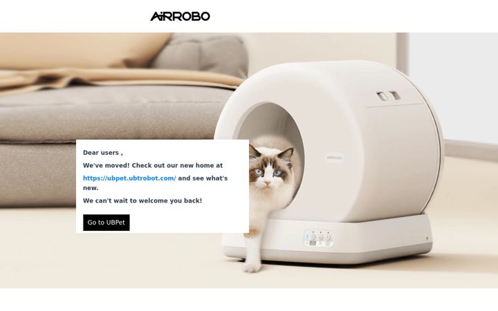 Screenshot of airrobo-home.com