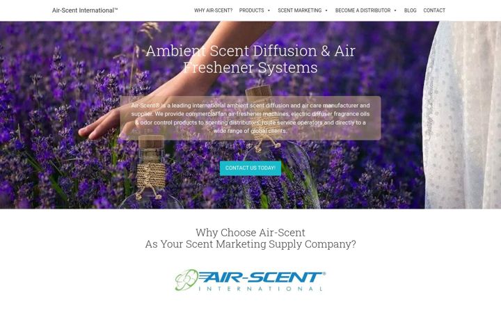 Screenshot του airscent.com