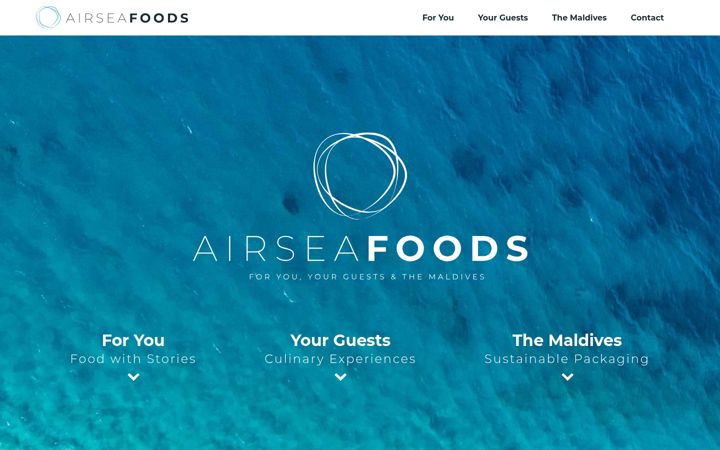 Screenshot of airseafoods.de