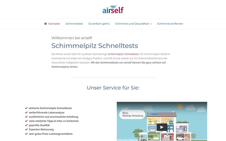 Screenshot of airself.de