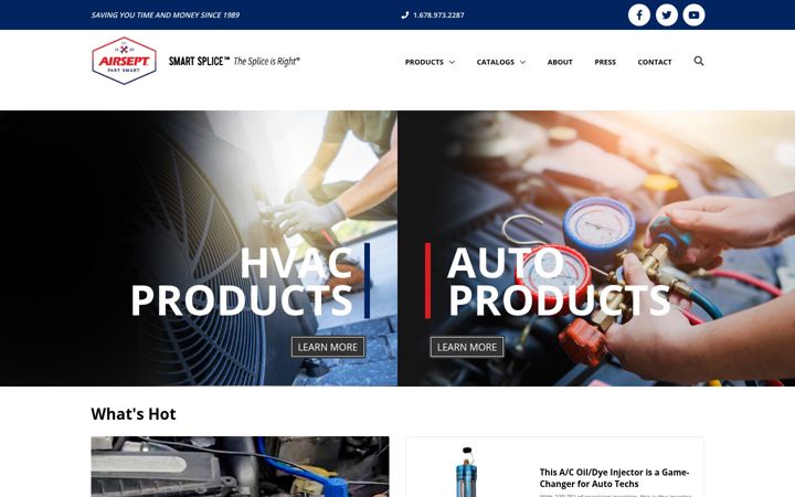 Screenshot of airsept.com