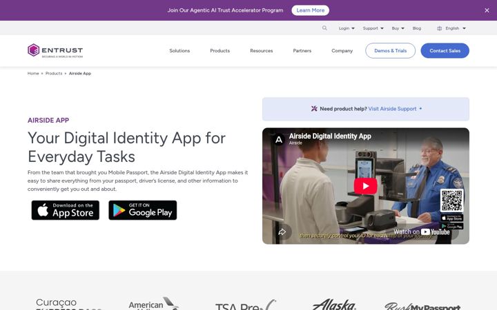 Screenshot of airsidemobile.com
