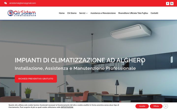 Screenshot of airsistemalghero.com