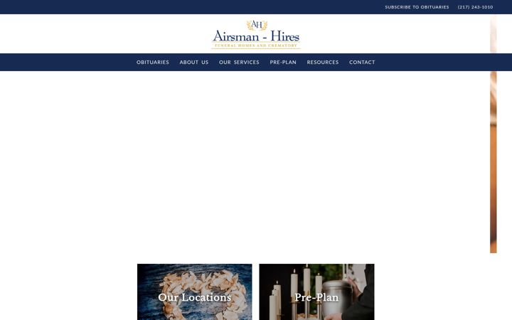Screenshot of airsman-hires.com