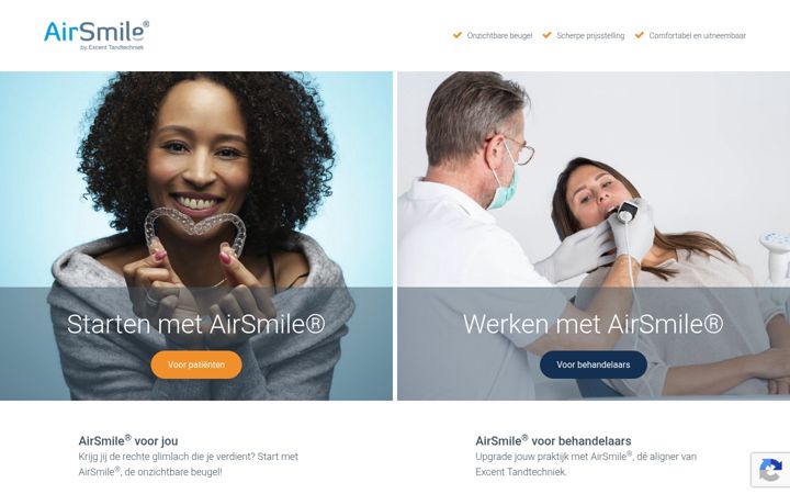 Ekrano kopija airsmile.eu