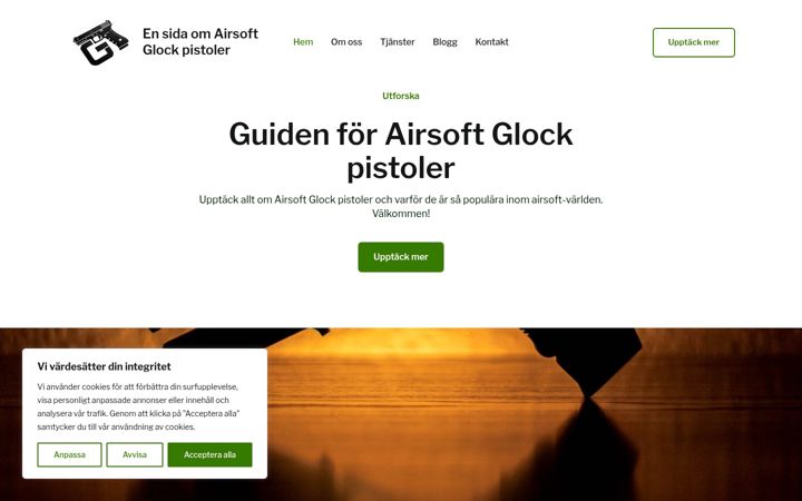 Screenshot of airsoft-glock.se